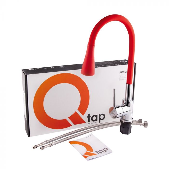 Змішувач для кухні Qtap Spring CRR 007F-1 з рефлекторним виливом